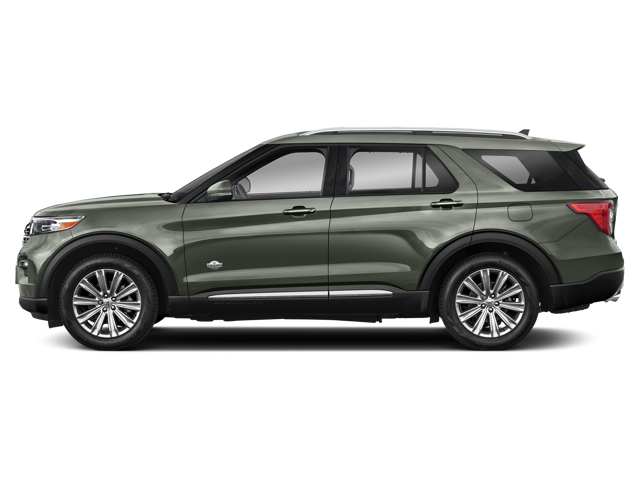 A Forged Green Metallic Ford Explorer King Ranch Edition