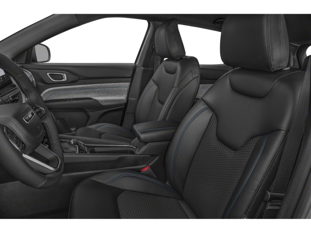 drivers door open front seat of a 2025 jeep compass